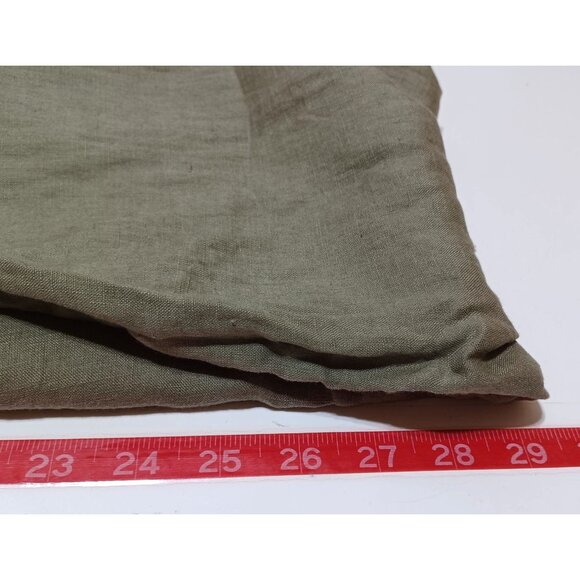 Soft Surroundings Womens Plus Size 3X Linen Tunic Green Oversized Boho Lagenlook - Picture 7 of 9